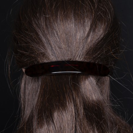 COUSSIN SIZE L 9CM - Barrette in acetate, handcrafted by the Hervé Domar workshop