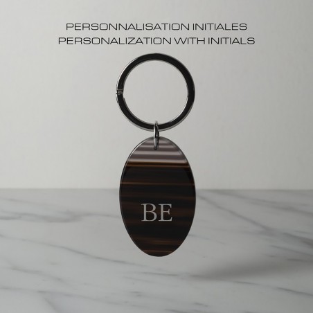 RETROUVE-MOI SMALL - Keyring in acetate handcrafted by Hervé Domar workshop