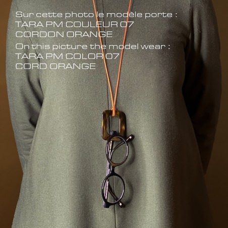 TARA PETIT MODÈLE - Collier-bijou en acétate pour lunettes fabriqué à la main par l'atelier Hervé Domar