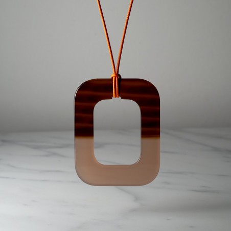 TARA LARGE - Necklace-jewellery in acetate for glasses, handcrafted by the Hervé Domar workshop