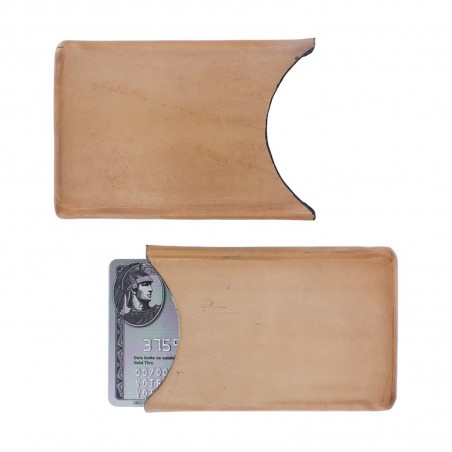 REGIS - Buffalo leather credit card holder, handmade in Italy