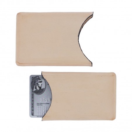 REGIS - Buffalo leather credit card holder, handmade in Italy