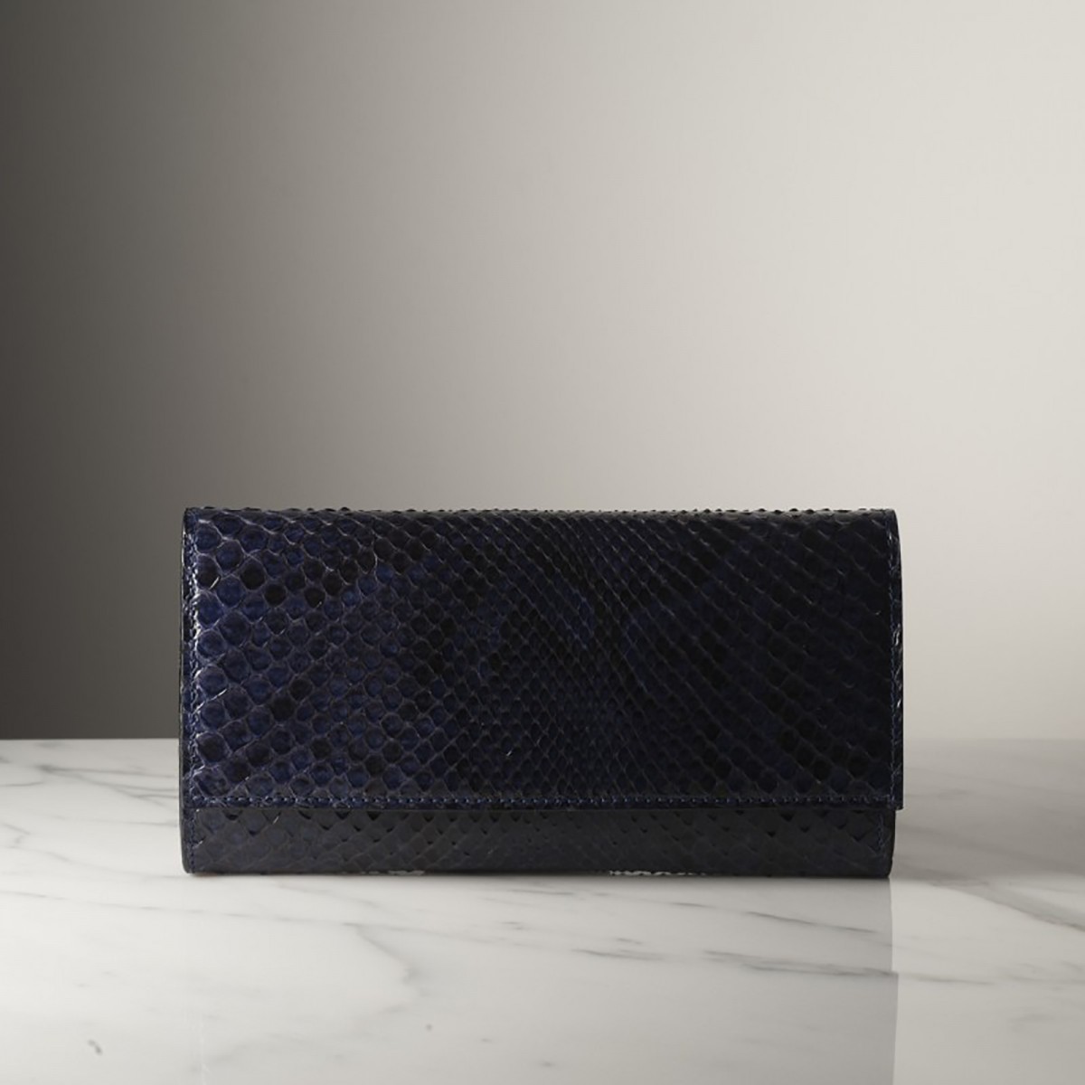 SUZANNE PYTHON - Python leather wallet, handmade in Italy