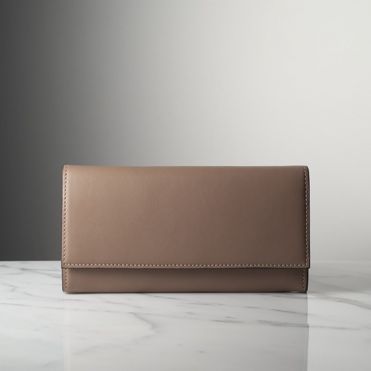 SUZANNE - Calfskin leather wallet, handmade in Italy