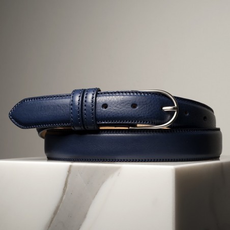 VOLANATO CALFSKIN - Leather belt, handmade in Italy