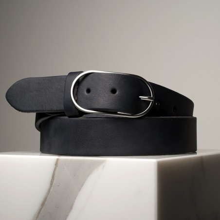 TAURILLON TESTA DI MORO - Leather belt, handmade in Italy