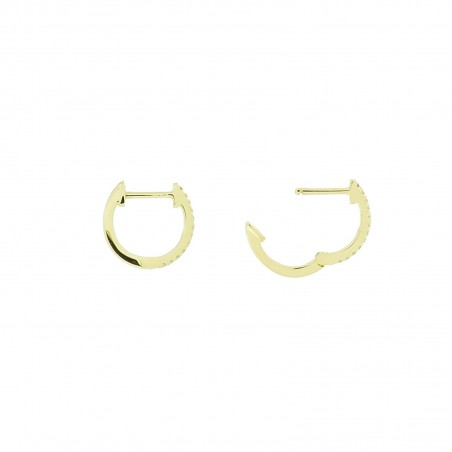 ASTI SOLO 1968 WHITE DIAMOND S - Handmade earring