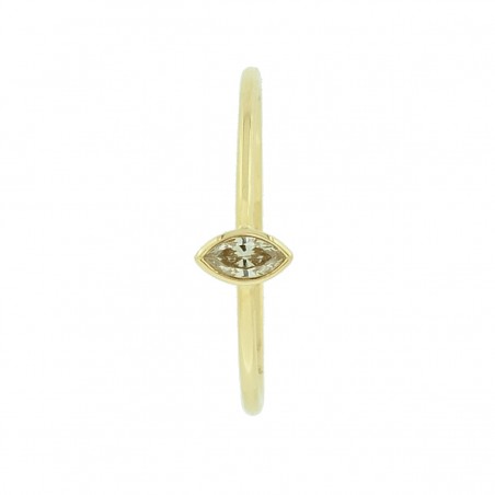 LU 1934 MARQUISE YELLOW GOLD - Handmade ring