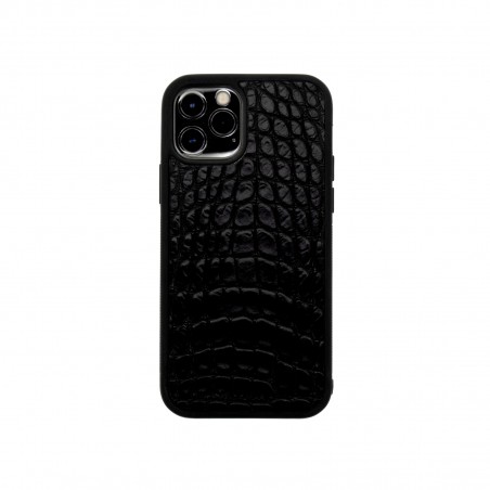 IPHONE 12 CASE - Handcrafted crocodile leather iPhone case made in Italy
