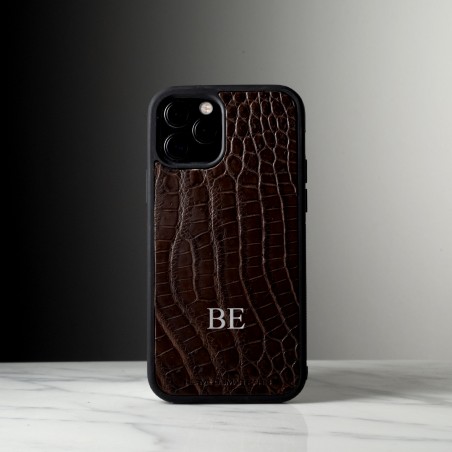 IPHONE 12 CASE - Handcrafted crocodile leather iPhone case made in Italy