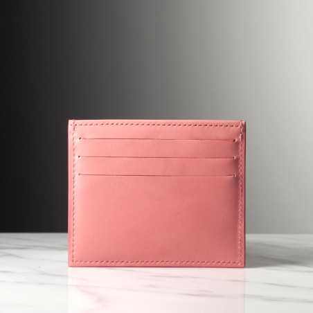 MARCELLO - Calfskin leather credit card holder, handmade in Italy
