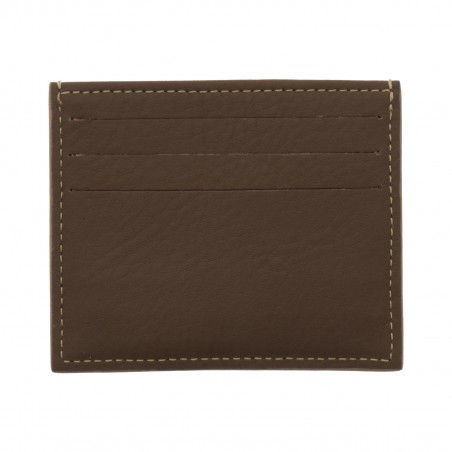 MARCELLO - Calfskin leather credit card holder, handmade in Italy