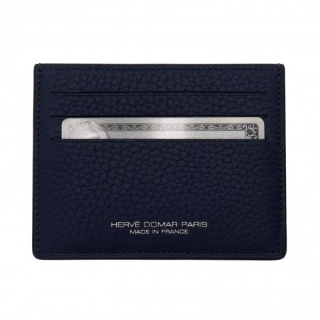 MARCEL BULL - Bull calf leather credit card holder, handmade in France