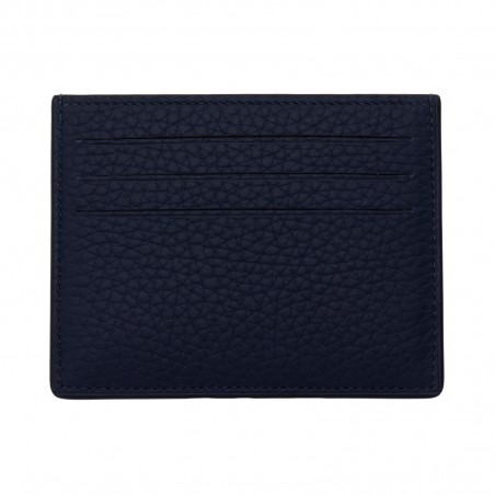 MARCEL BULL - Bull calf leather credit card holder, handmade in France