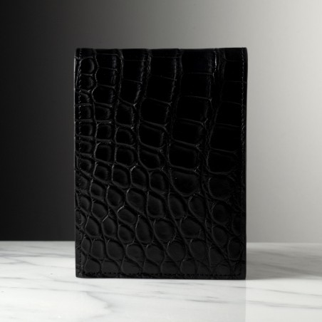 ANDRÉA CROCODILE - Crocodile leather wallet, handmade in Italy