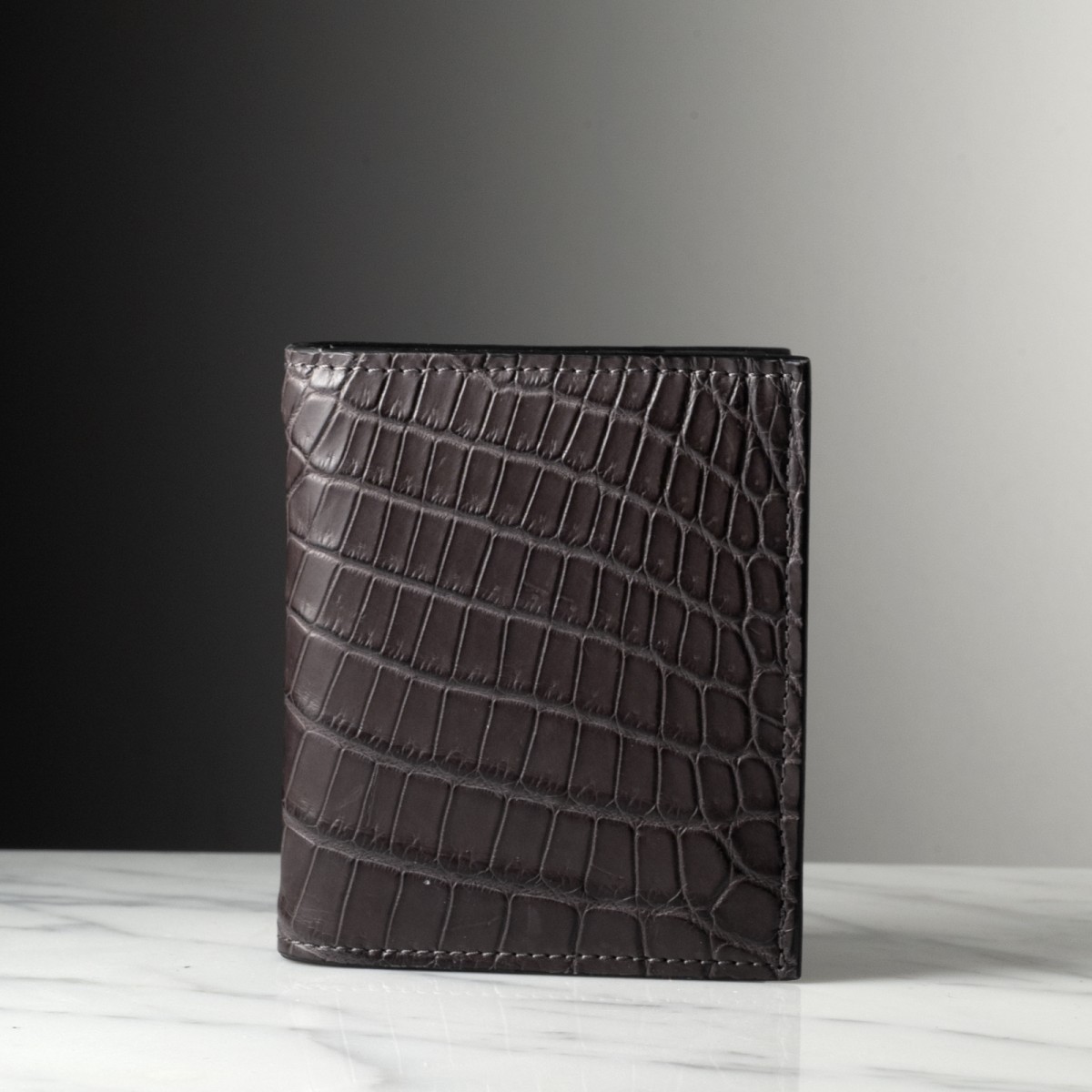 MARCO CROCODILE - Crocodile leather wallet, handmade in Italy