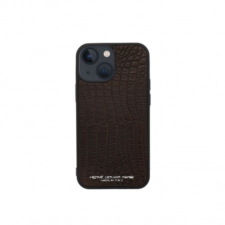 IPHONE 13 MINI CASE - Handcrafted crocodile leather iPhone case made in Italy