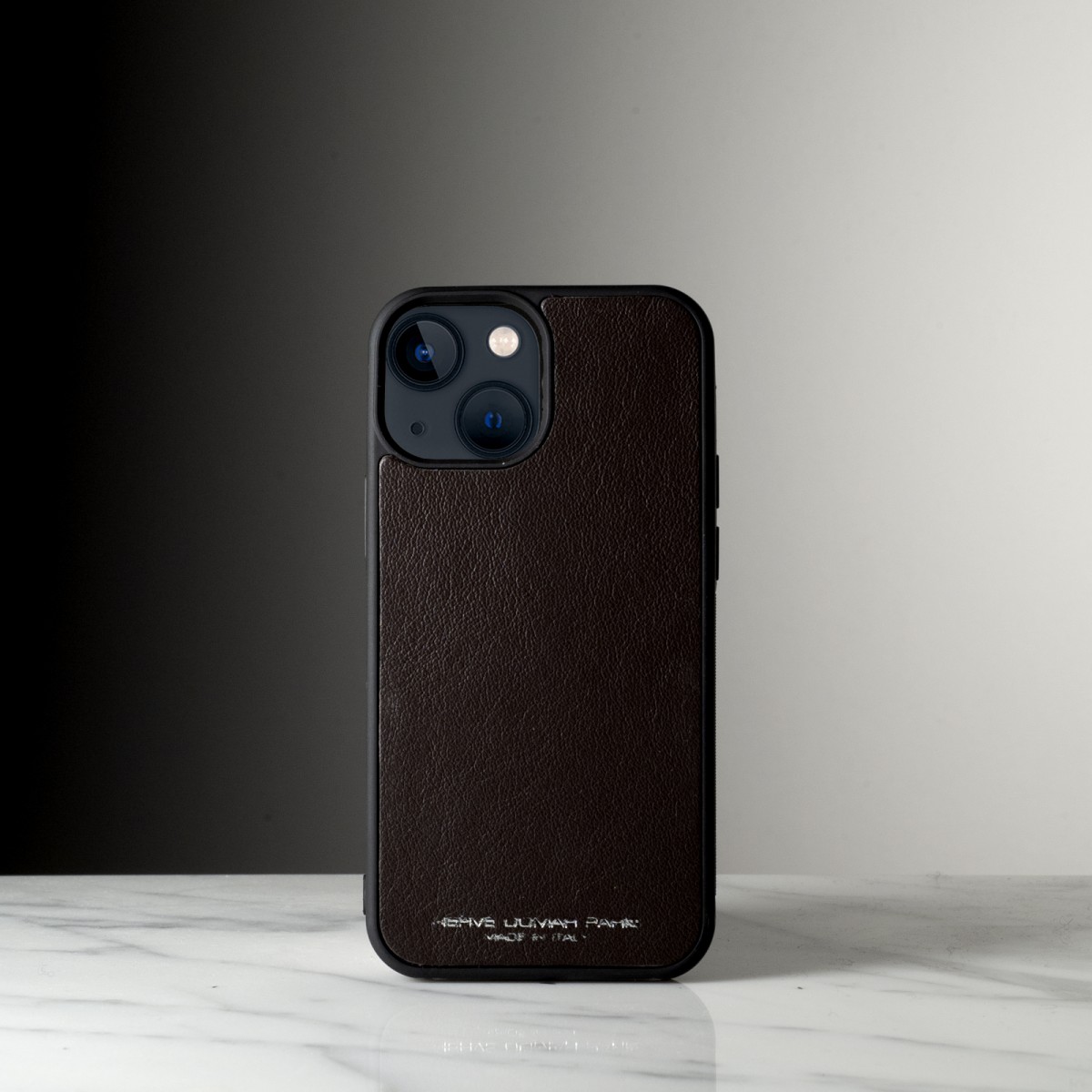 IPHONE 13 MINI CASE - Handcrafted leather iPhone case made in Italy