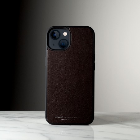 COQUE IPHONE 13 - Coque iPhone en cuir fabriqué à la main en Italie