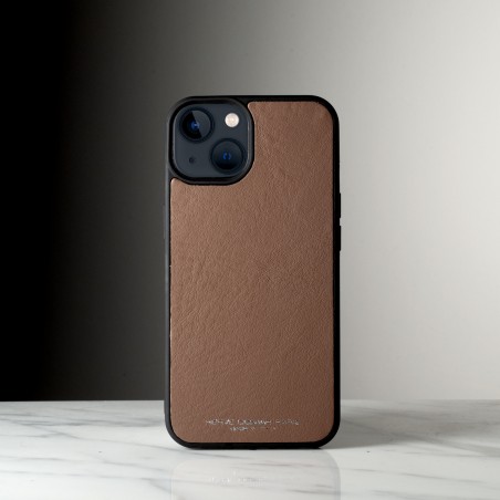 COQUE IPHONE 13 - Coque iPhone en cuir fabriqué à la main en Italie