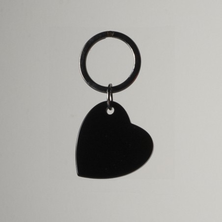AMOUR - Porte-clés en acétate fabriqué à la main par l'atelier Hervé Domar