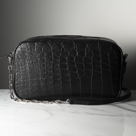 GINA CROCODILE - Crocodile leather bag, handmade in Italy