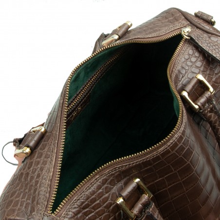BB CROCODILE - Crocodile leather bag, handmade in Italy