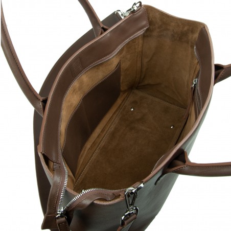 MARIA - Calfskin leather bag, handmade in Italy