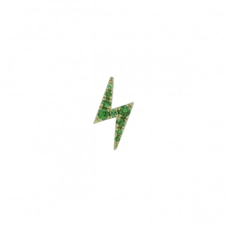 ECLAIR 1960 GREEN GARNET - Handmade earring