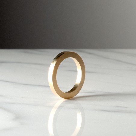 CARRÉ 3X3 2057 - Wedding ring handmade in France