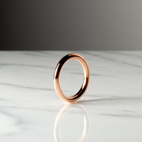 ROND 3MM 2059 - Wedding ring handmade in France
