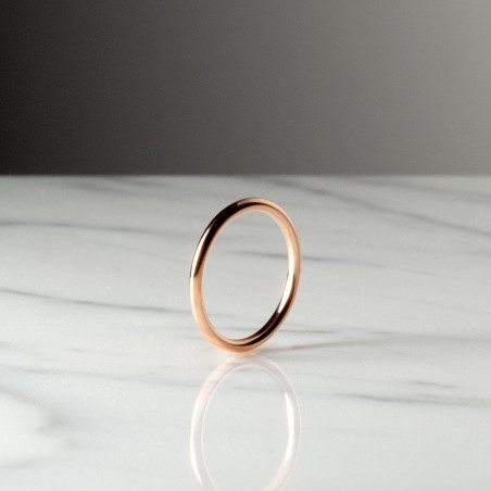 ROND 2MM 2059 - Wedding ring handmade in France