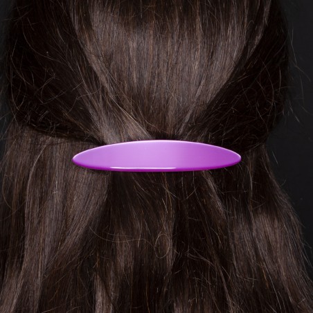 NAVETTE SIZE S 7CM - Barrette in acetate, handcrafted by the Hervé Domar workshop