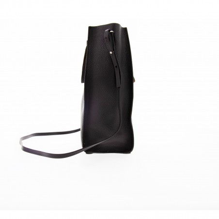 LIVIA - Bull leather little small shopping bag, handmade in Italy