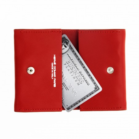 MATEO - Porte cartes en cuir fabriqué à la main en Italie