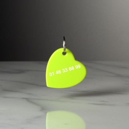 COEUR DE CHIEN - Médaillon pour chien fabriqué à la main par l'atelier Hervé Domar