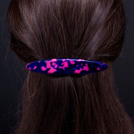 NAVETTE SIZE M 8CM - Barrette in acetate, handcrafted by the Hervé Domar workshop