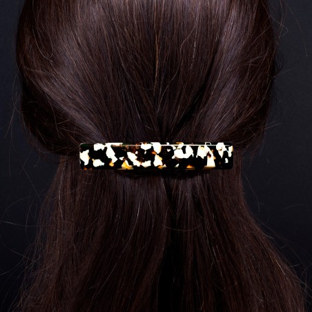 BAGUETTE SIZE M 8CM - Barrette in acetate, handcrafted by the Hervé Domar workshop