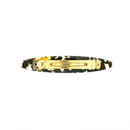 NAVETTE SIZE M 8CM - Barrette in acetate, handcrafted by the Hervé Domar workshop