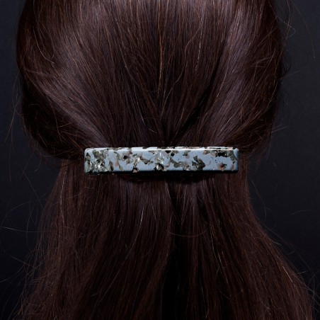 BAGUETTE SIZE M 8CM - Barrette in acetate, handcrafted by the Hervé Domar workshop