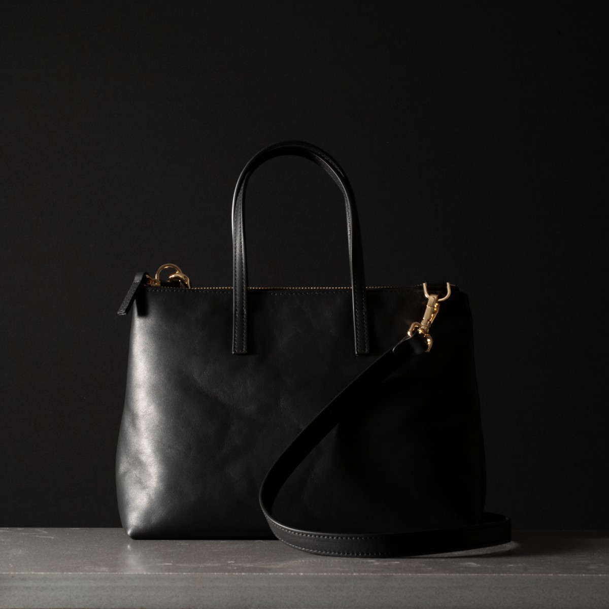DIVA - Calfskin leather bag, handmade in Italy