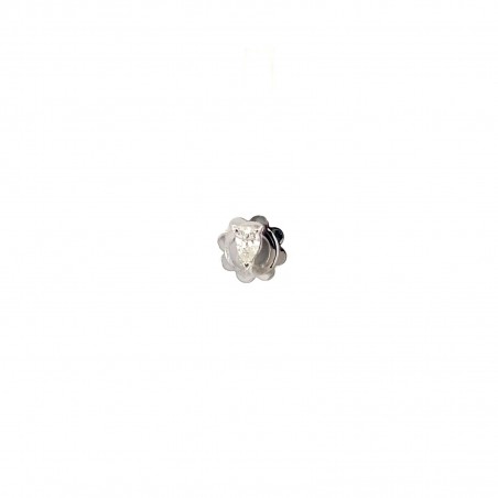 LA POIRE 2052 WHITE DIAMOND - Handmade earring