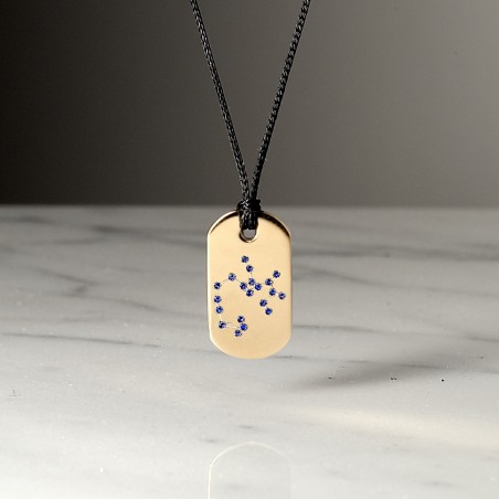 VOUS ETES SAGITAIRE - Necklace handcrafted by the Hervé Domar workshop