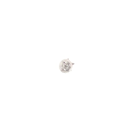 ETOILE 2094 DIAMANT BLANC - Boucle d’oreille fabriquée à la main