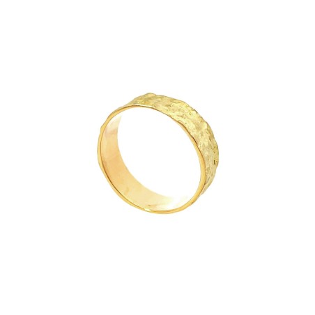 SKIN H PETIT MODÈLE 2140 - Bague fabriquée à la main en France