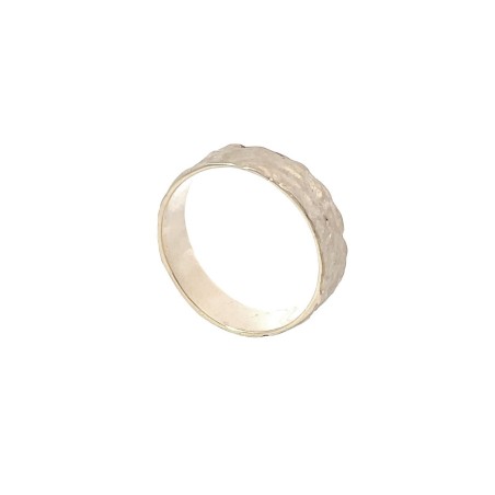 SKIN H PETIT MODÈLE 2140 - Bague fabriquée à la main en France