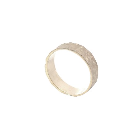 SKIN H PETIT MODÈLE 2140 - Bague fabriquée à la main en France