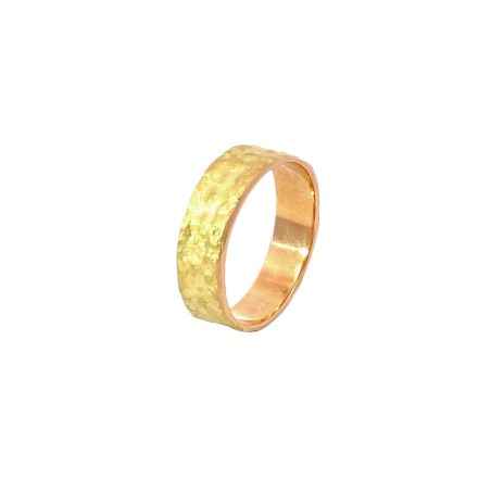 SKIN H SMALL 2139 - Ring handmade in France