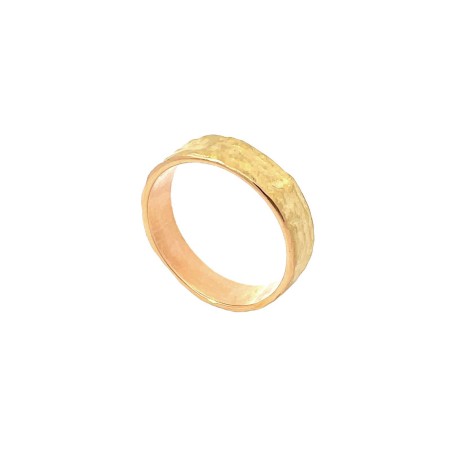 SKIN H SMALL 2139 - Ring handmade in France