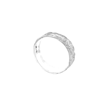 SKIN H PETIT MODÈLE 2140 - Bague fabriquée à la main en France